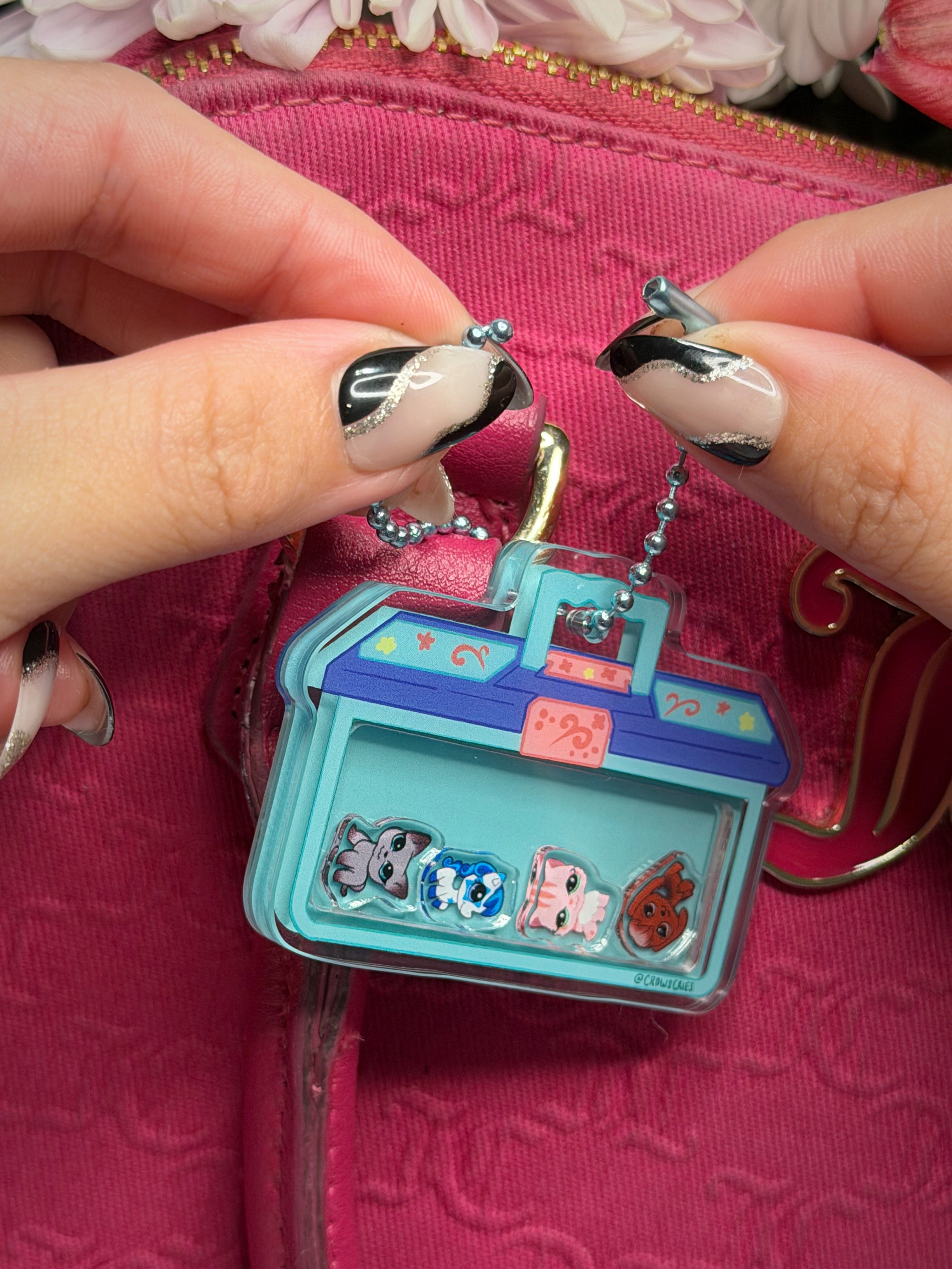 Lps Themed Tacklebox Shaker keychain