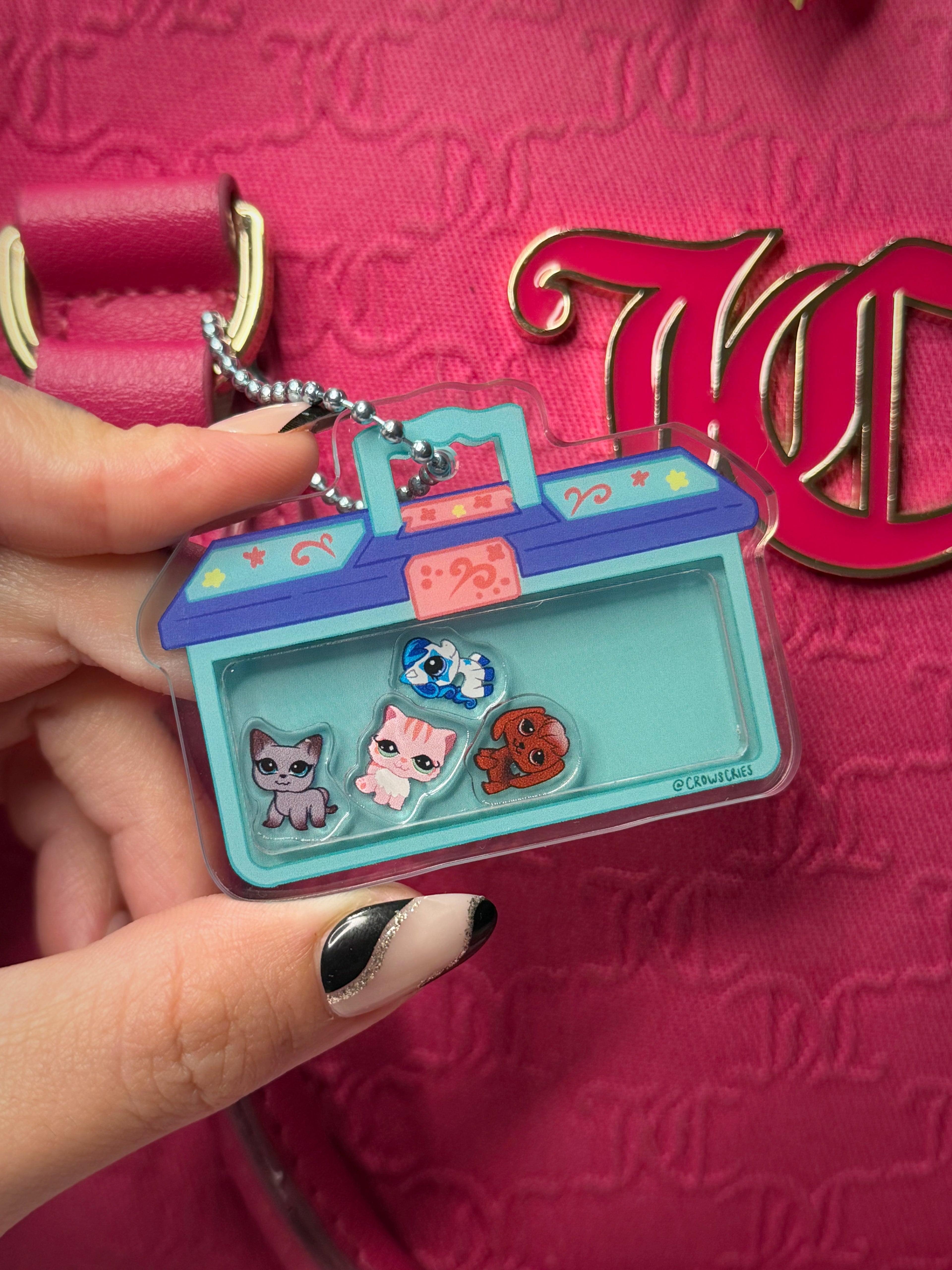 Lps Themed Tacklebox Shaker keychain