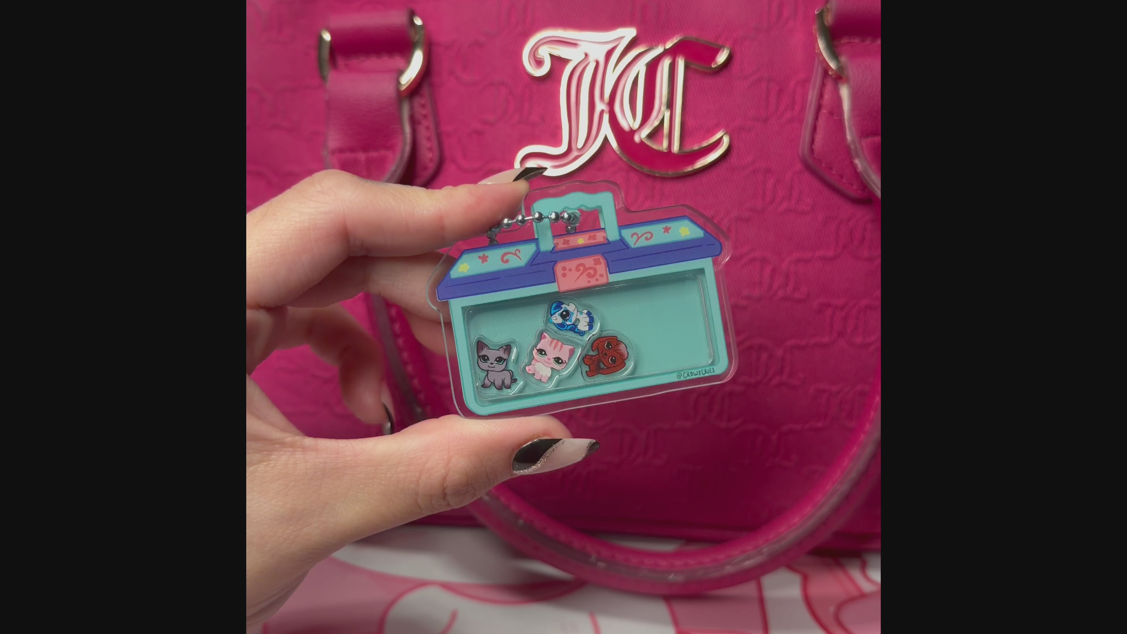 Lps Themed Tacklebox Shaker keychain